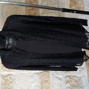 Chico beaded evening shirt set